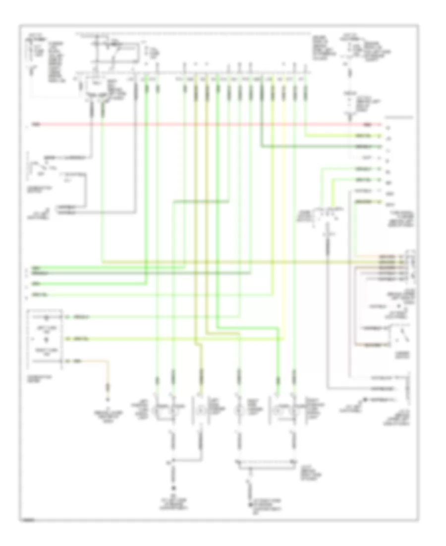 Exterior Lamps Wiring Diagram (2 of 2) for Toyota Sienna CE 2004