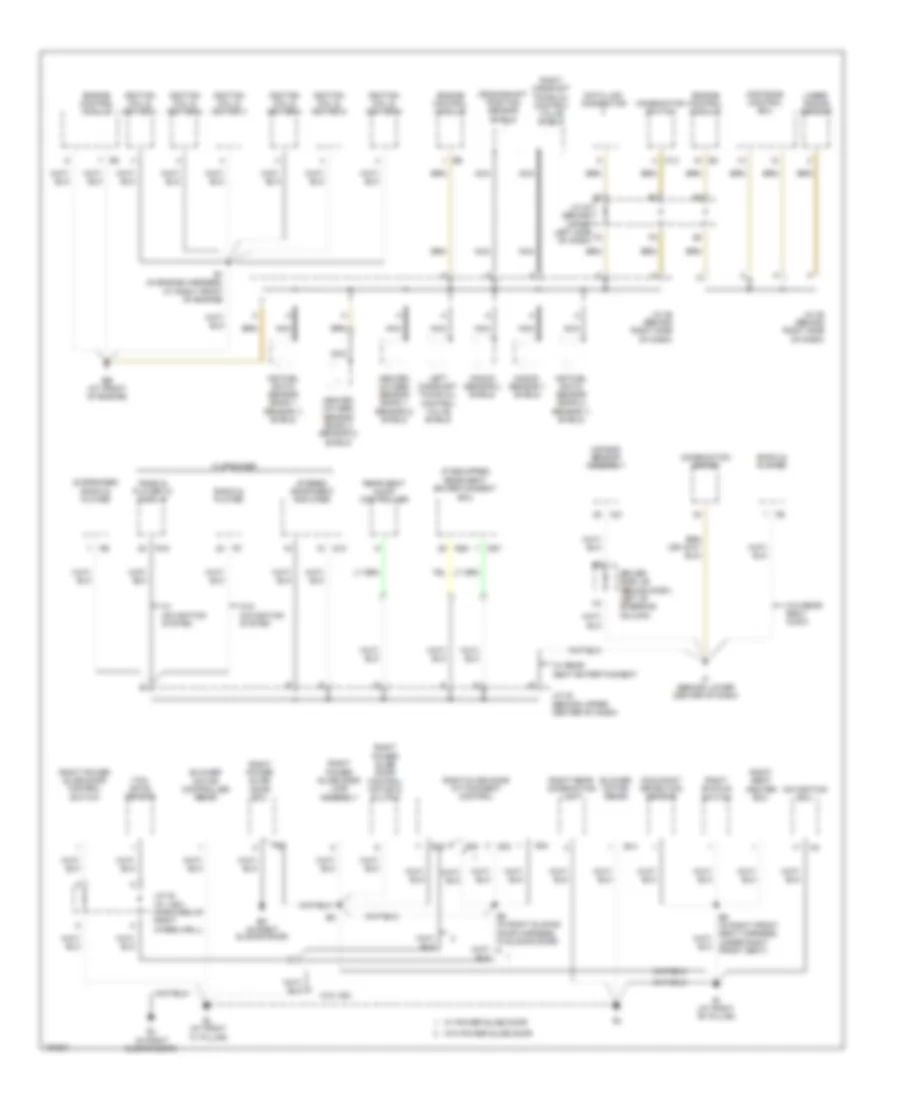 Ground Distribution Wiring Diagram 2 of 4 for Toyota Sienna CE 2004