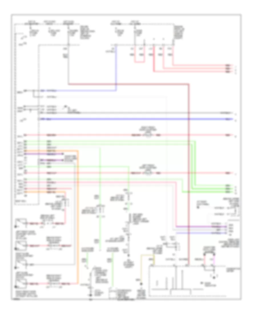 Courtesy Lamps Wiring Diagram 1 of 2 for Toyota Sienna CE 2004