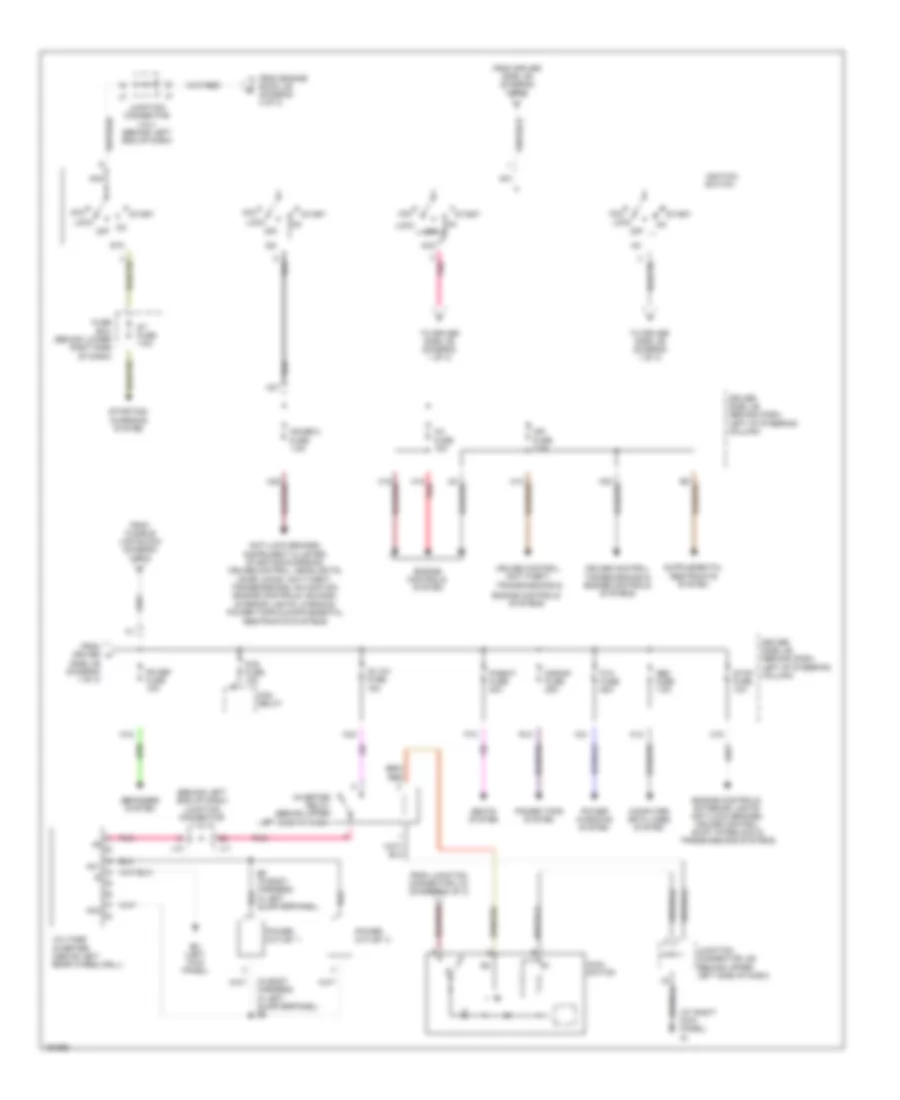 Power Distribution Wiring Diagram (2 of 3) for Toyota Sienna CE 2004