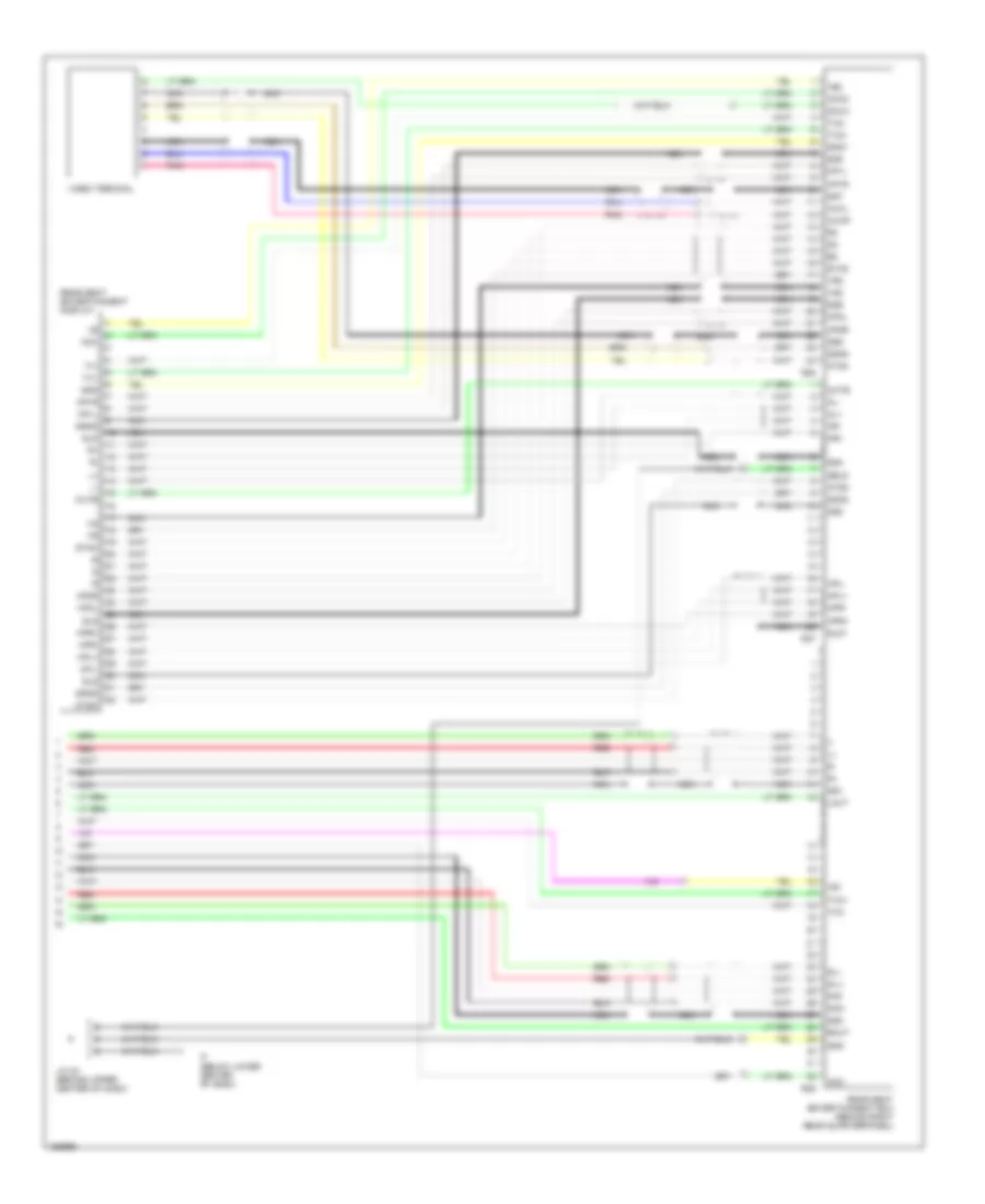 10-Speaker System Wiring Diagram, without Navigation with Rear Seat Entertainment (3 of 3) for Toyota Sienna CE 2004