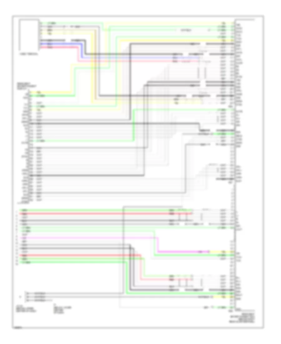 6-Speaker System Wiring Diagram, without Navigation with Rear Seat Entertainment (2 of 2) for Toyota Sienna CE 2004