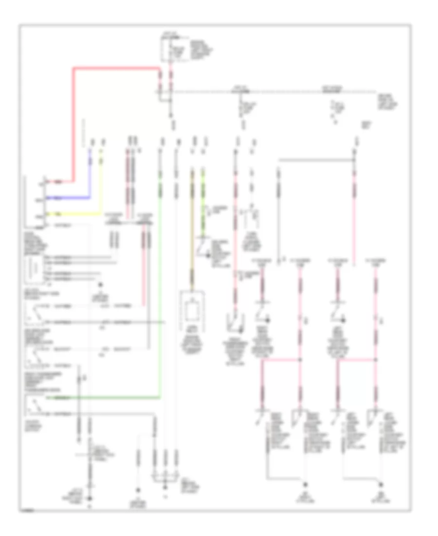 Forced Entry Wiring Diagram for Toyota Tacoma 2011