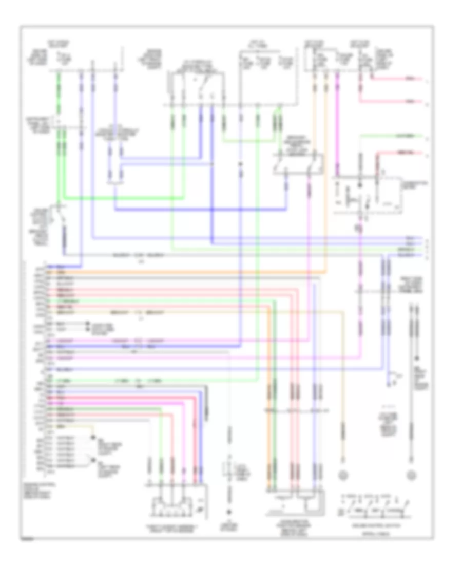 4.0L, Cruise Control Wiring Diagram (1 of 2) for Toyota Tacoma 2011