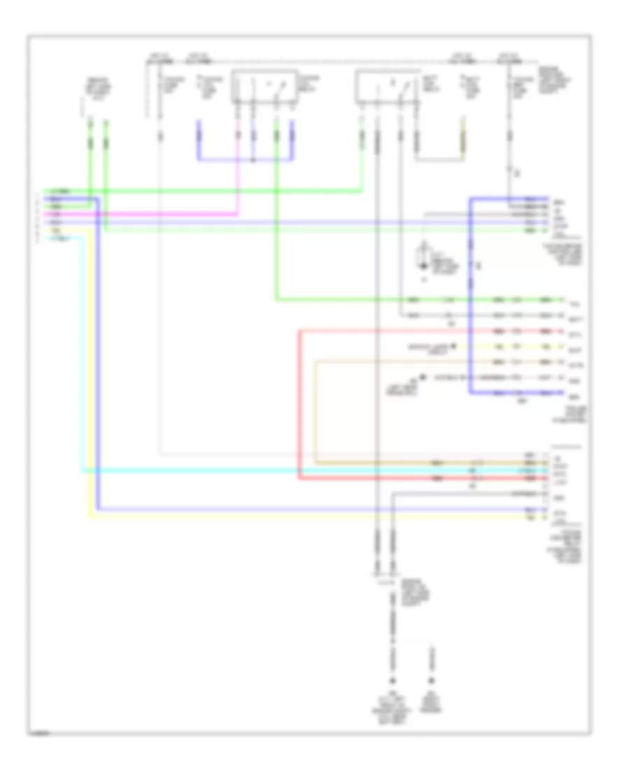 Exterior Lamps Wiring Diagram, with Trailer Tow (3 of 3) for Toyota Tacoma 2011