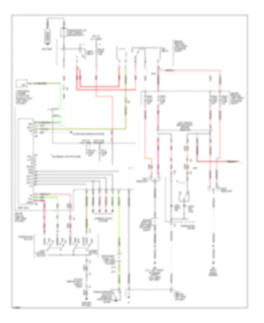 Headlights Wiring Diagram 1 of 2 for Toyota Tacoma 2011