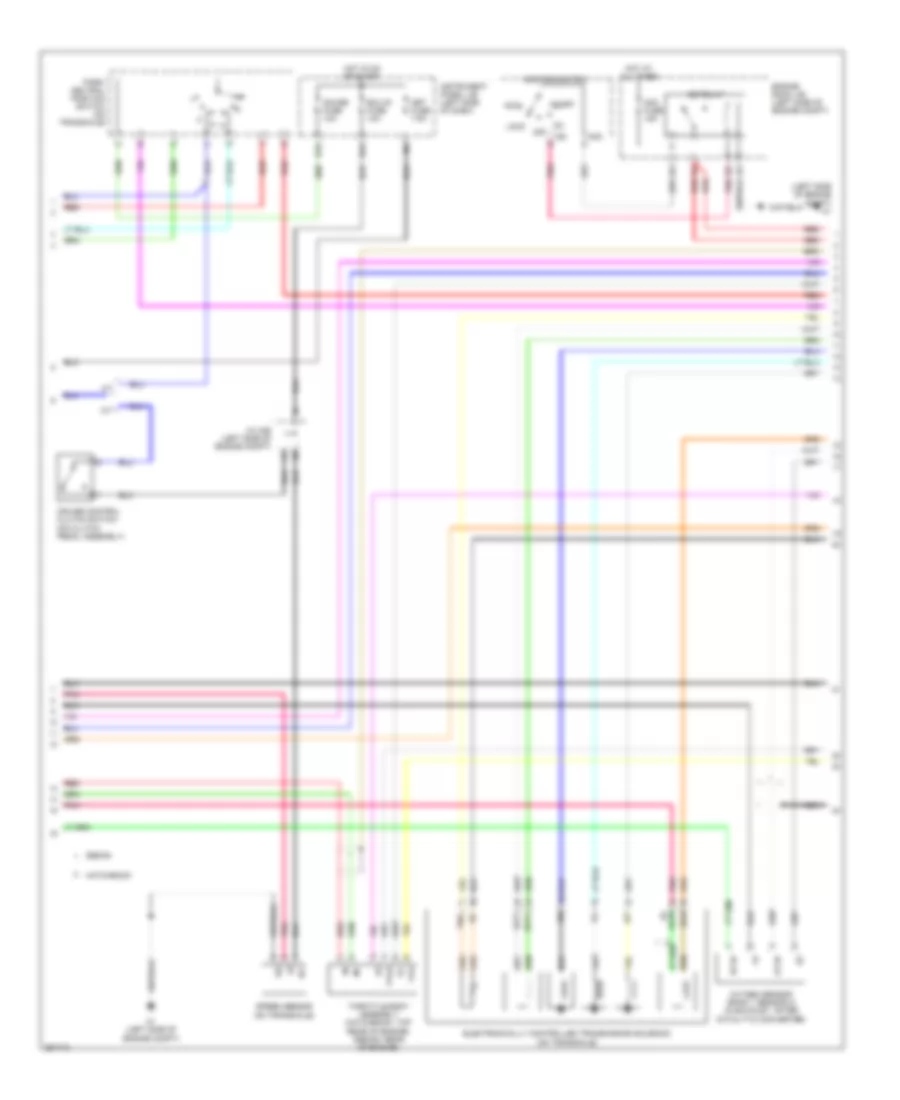 1.5L, Engine Performance Wiring Diagram (3 of 4) for Toyota Yaris 2007