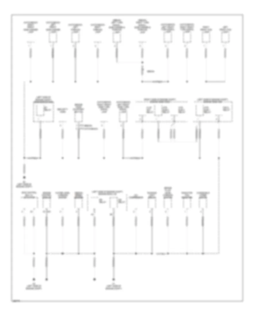 Ground Distribution Wiring Diagram 2 of 3 for Toyota Yaris 2007