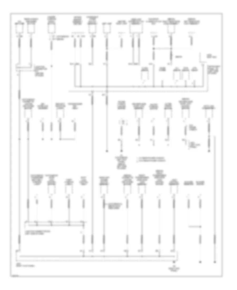 Ground Distribution Wiring Diagram 3 of 3 for Toyota Yaris 2007
