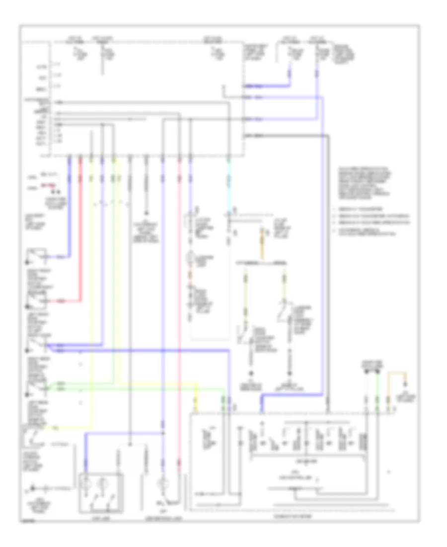 Courtesy Lamps Wiring Diagram for Toyota Yaris 2007
