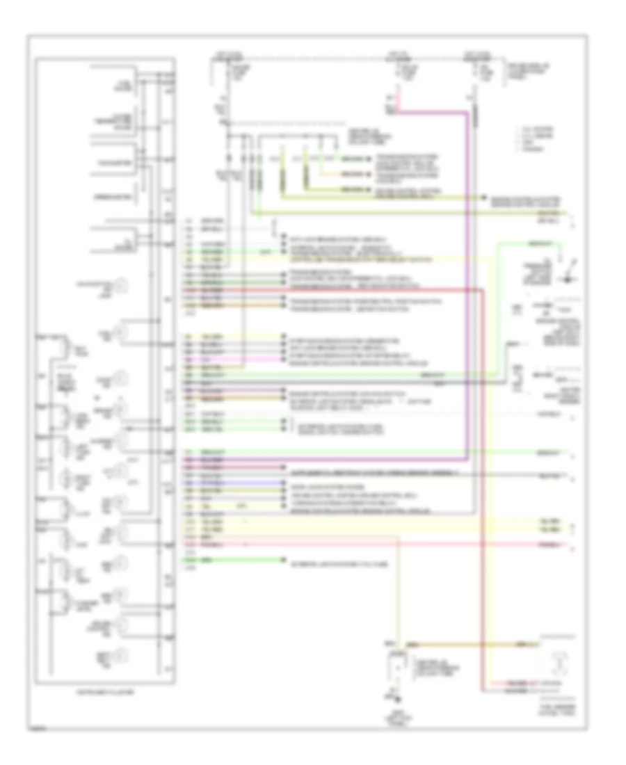 Instrument Cluster Wiring Diagram 1 of 2 for Toyota 4Runner SR5 1996
