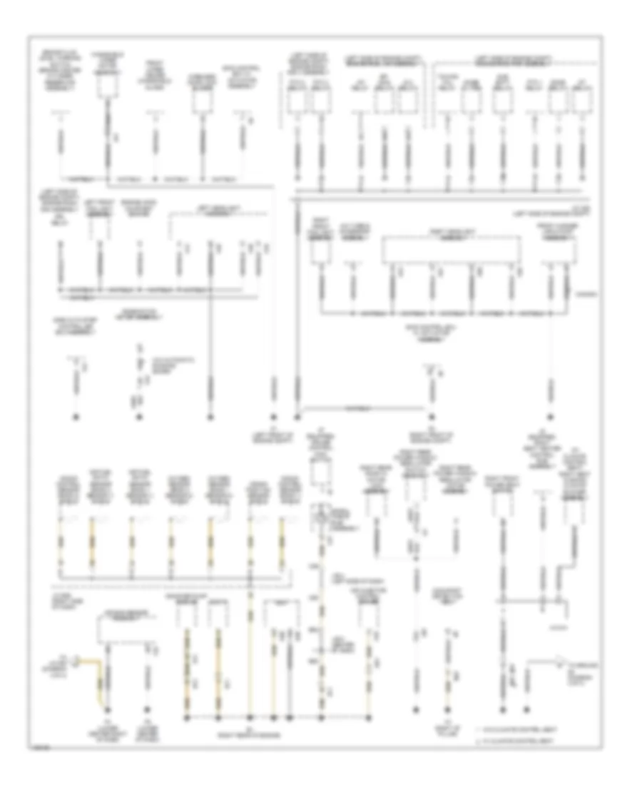 Ground Distribution Wiring Diagram 1 of 4 for Toyota 4Runner SR5 2014