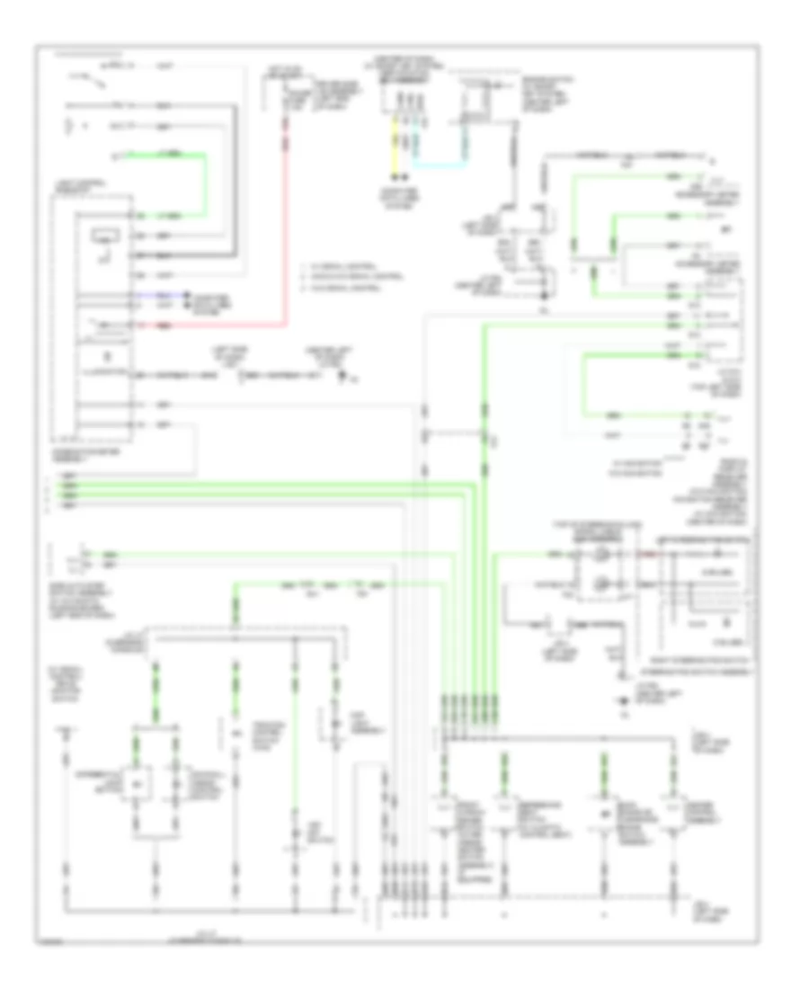 Instrument Illumination Wiring Diagram (2 of 2) for Toyota 4Runner SR5 2014