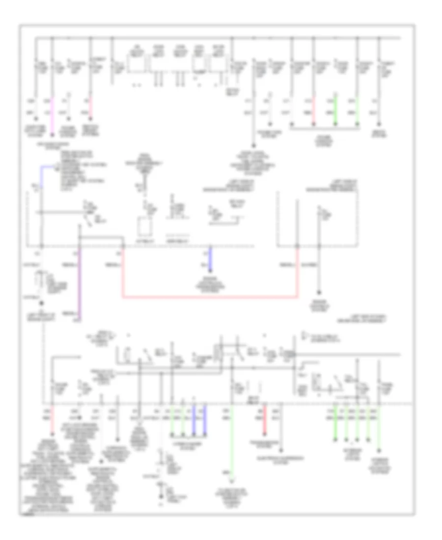Power Distribution Wiring Diagram (3 of 4) for Toyota 4Runner SR5 2014