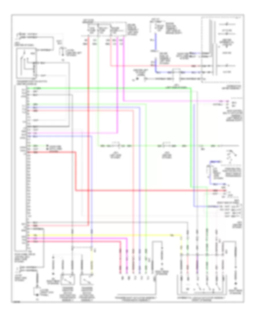 4WD Wiring Diagram VF2BM for Toyota 4Runner SR5 2014