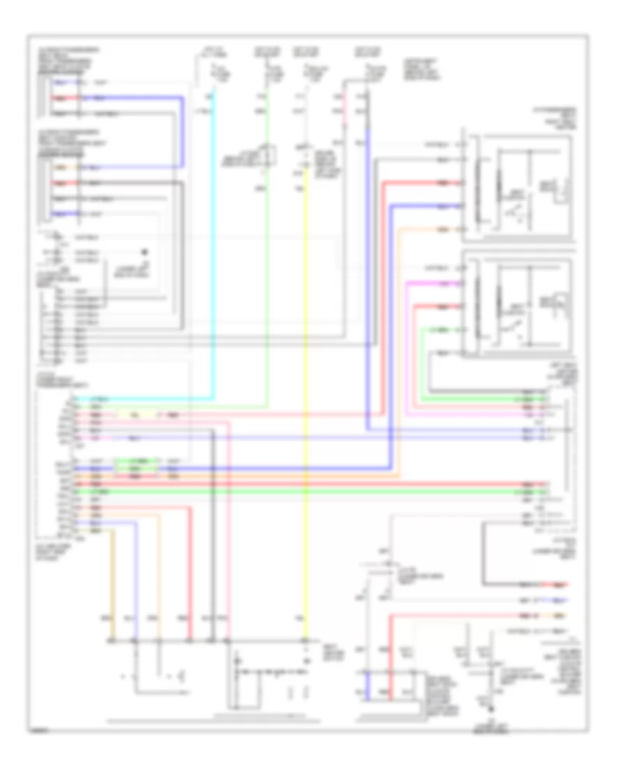 Heated Seats Wiring Diagram with Climate Control Seat for Toyota Avalon Touring 2007