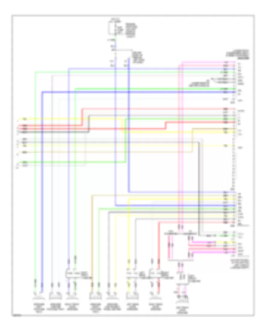 12 Speaker System Wiring Diagram 2 of 2 for Toyota Avalon Touring 2007