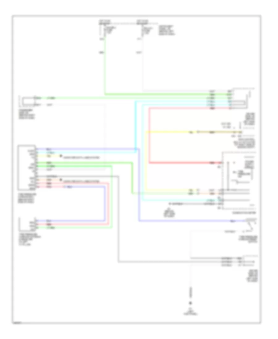 Tire Pressure Monitoring Wiring Diagram for Toyota Avalon Touring 2007