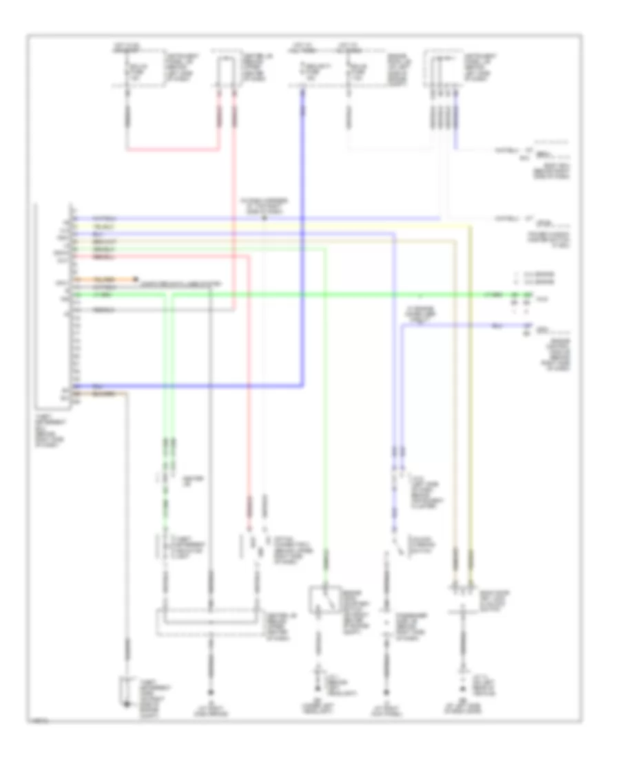 Forced Entry Wiring Diagram for Toyota Highlander Limited 2003