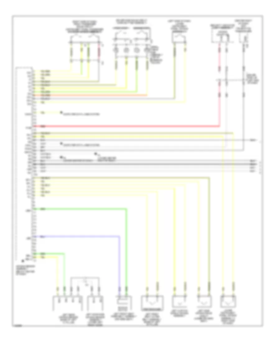 Supplemental Restraints Wiring Diagram 1 of 3 for Toyota 4Runner Trail 2014
