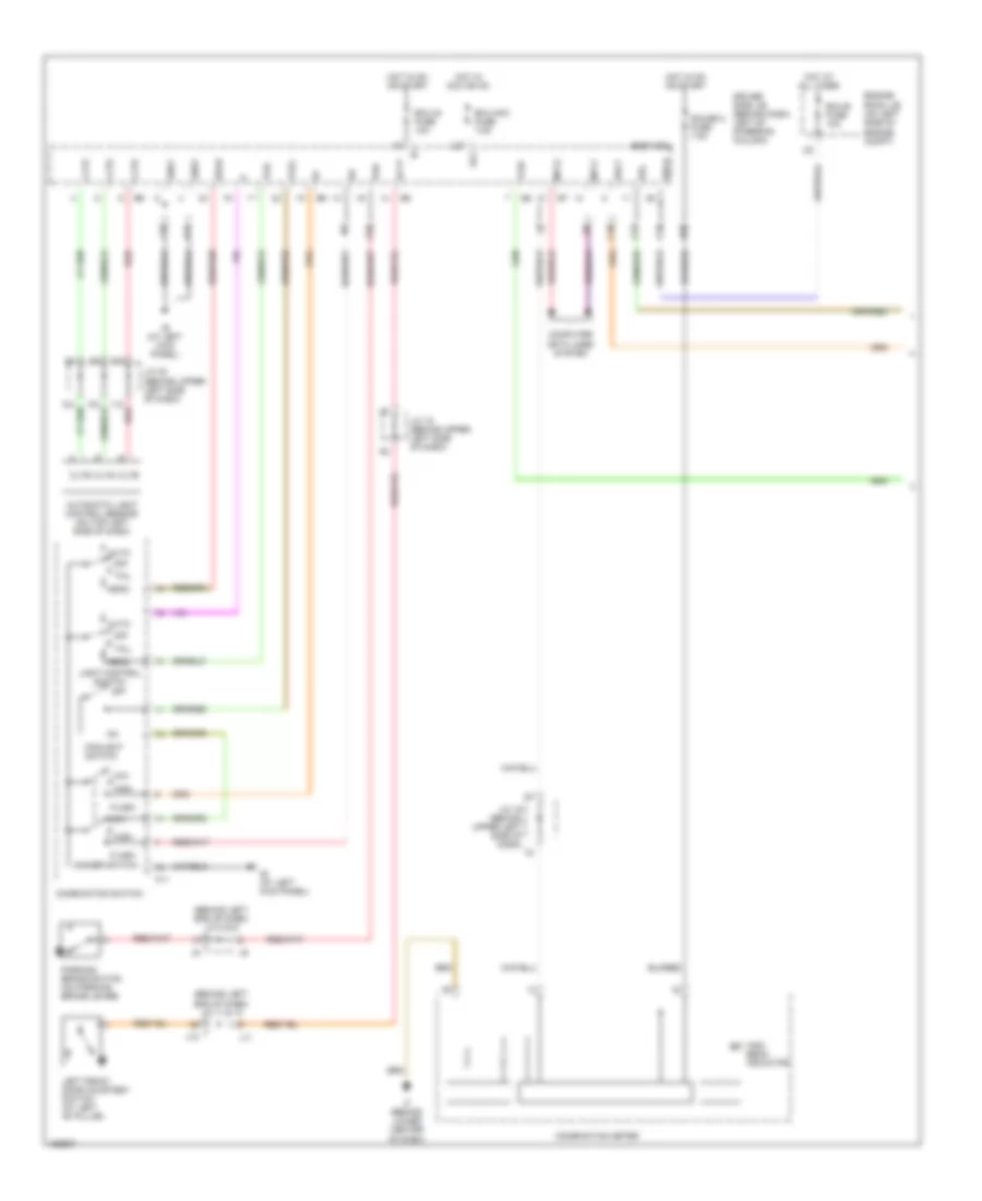 Headlights Wiring Diagram, with DRL (1 of 2) for Toyota Sienna LE 2004