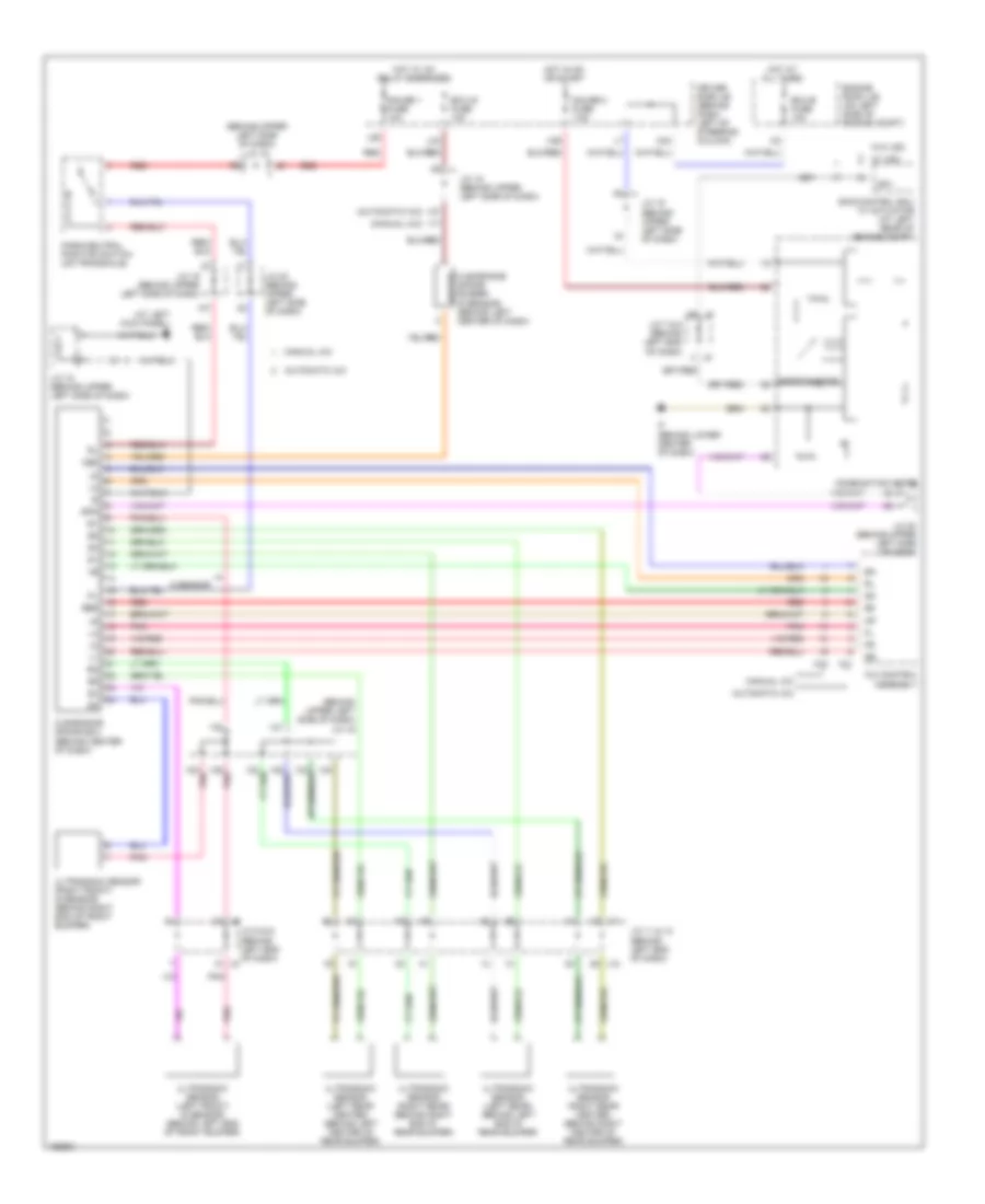 Parking Assistant Wiring Diagram for Toyota Sienna LE 2004