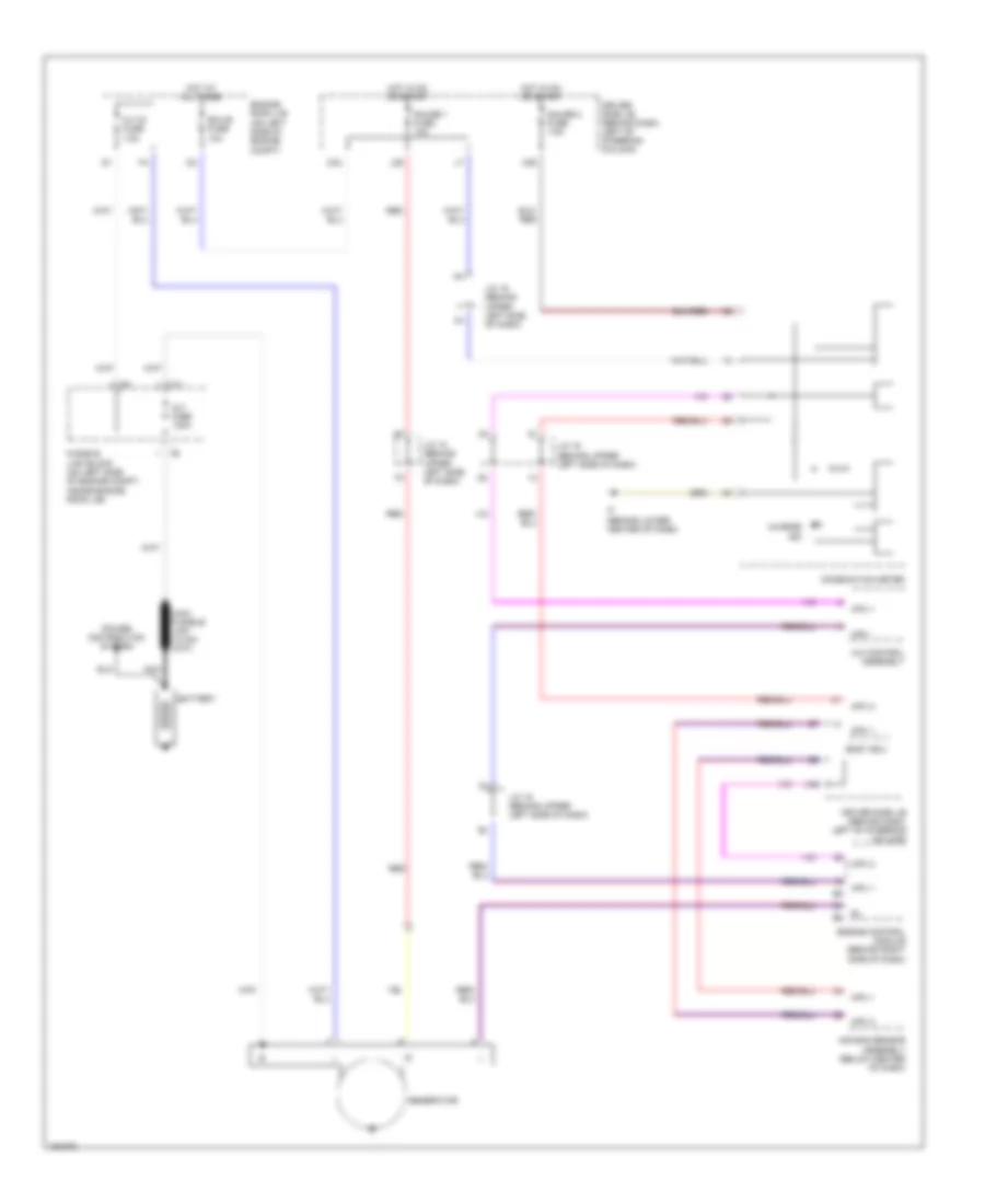 Charging Wiring Diagram for Toyota Sienna LE 2004