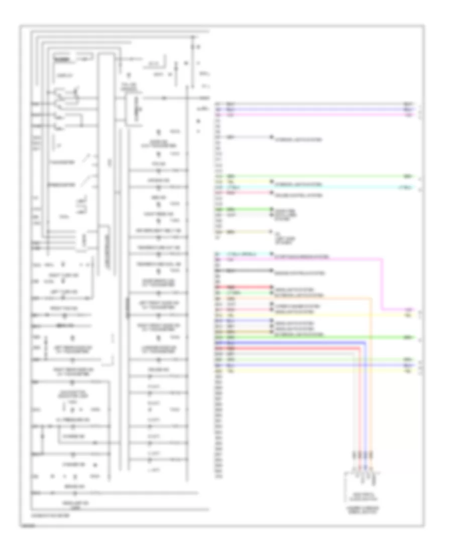 Instrument Cluster Wiring Diagram Sedan 1 of 2 for Toyota Yaris S 2007