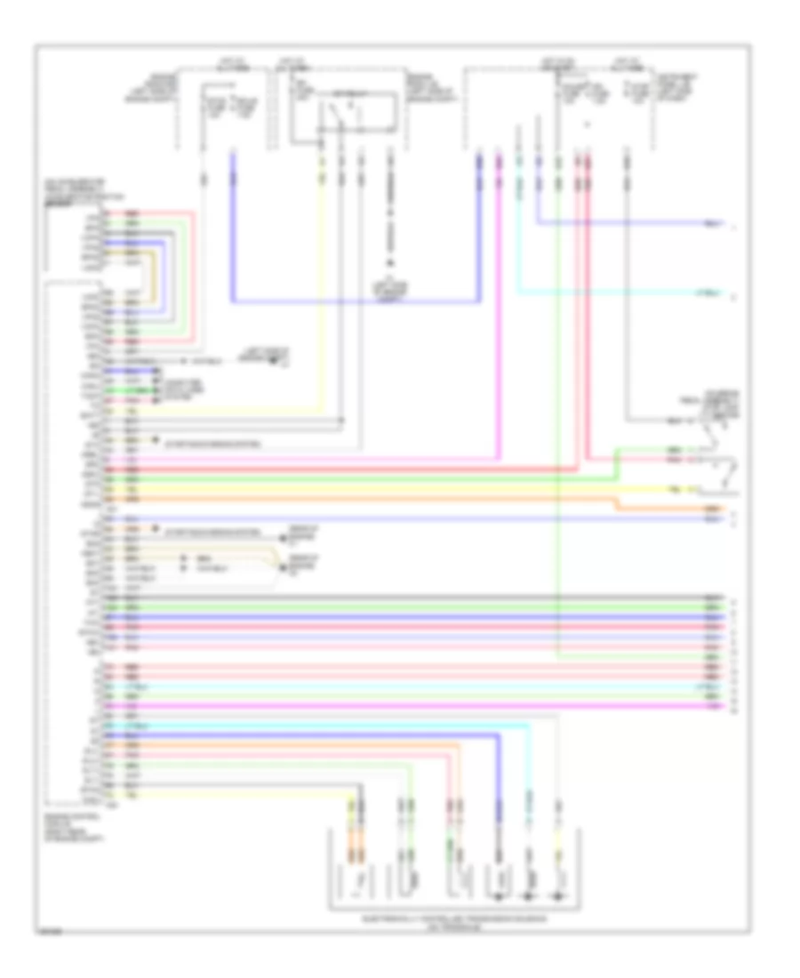 Transmission Wiring Diagram 1 of 2 for Toyota Yaris S 2007