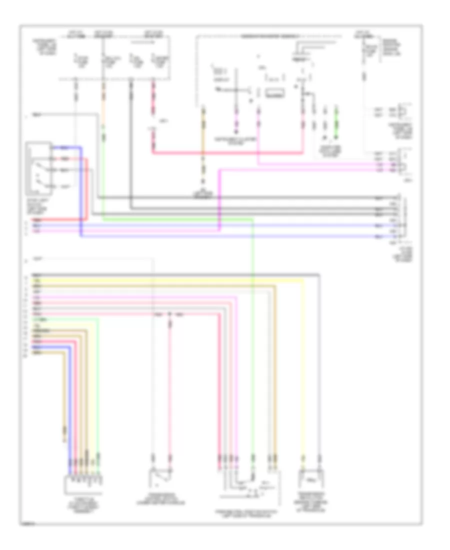 1.8L, Transmission Wiring Diagram, TMC Made (2 of 2) for Toyota Corolla 2009