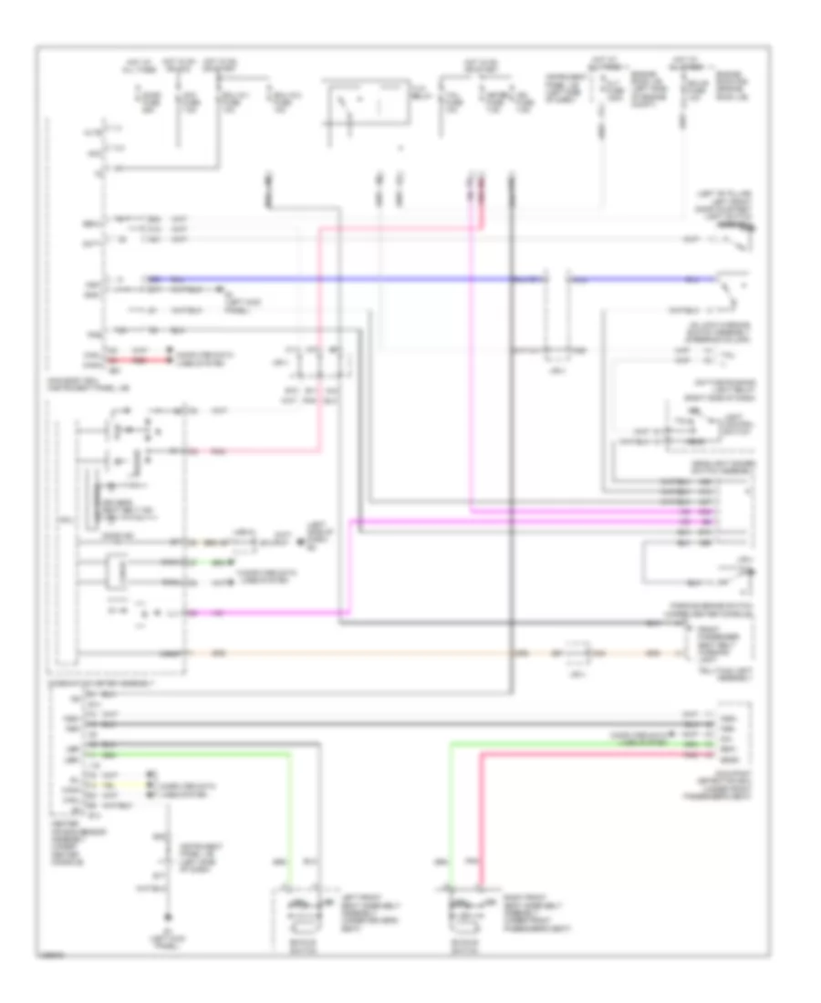 Chime Wiring Diagram TMC Made for Toyota Corolla 2009