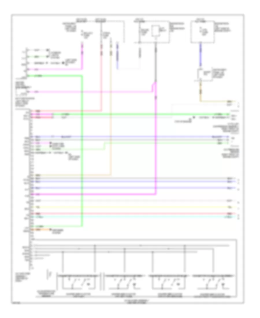 2.4L, Automatic AC Wiring Diagram, NUMMI Made (1 of 3) for Toyota Corolla 2009