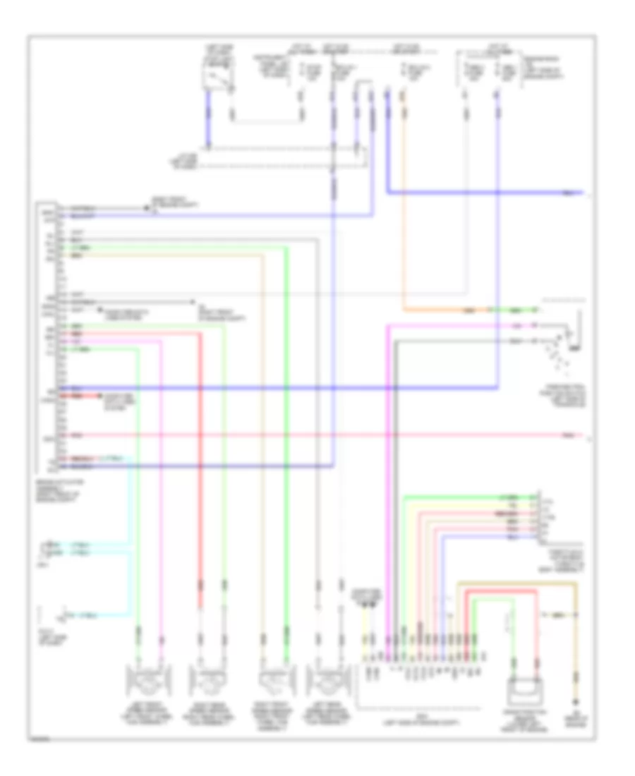 Anti-lock Brakes Wiring Diagram, TMC Made with VSC (1 of 2) for Toyota Corolla 2009
