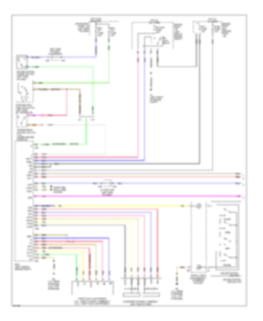 Cruise Control Wiring Diagram NUMMI Made 1 of 2 for Toyota Corolla 2009