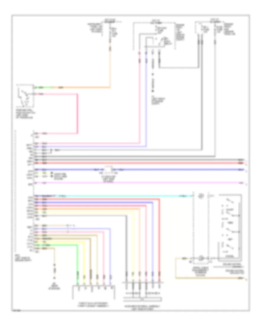 Cruise Control Wiring Diagram TMC Made 1 of 2 for Toyota Corolla 2009