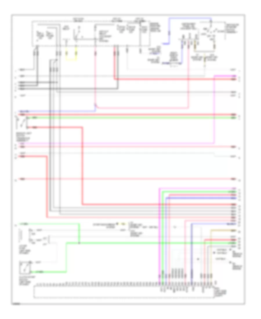 1.8L, Engine Performance Wiring Diagram, NUMMI Made (2 of 5) for Toyota Corolla 2009