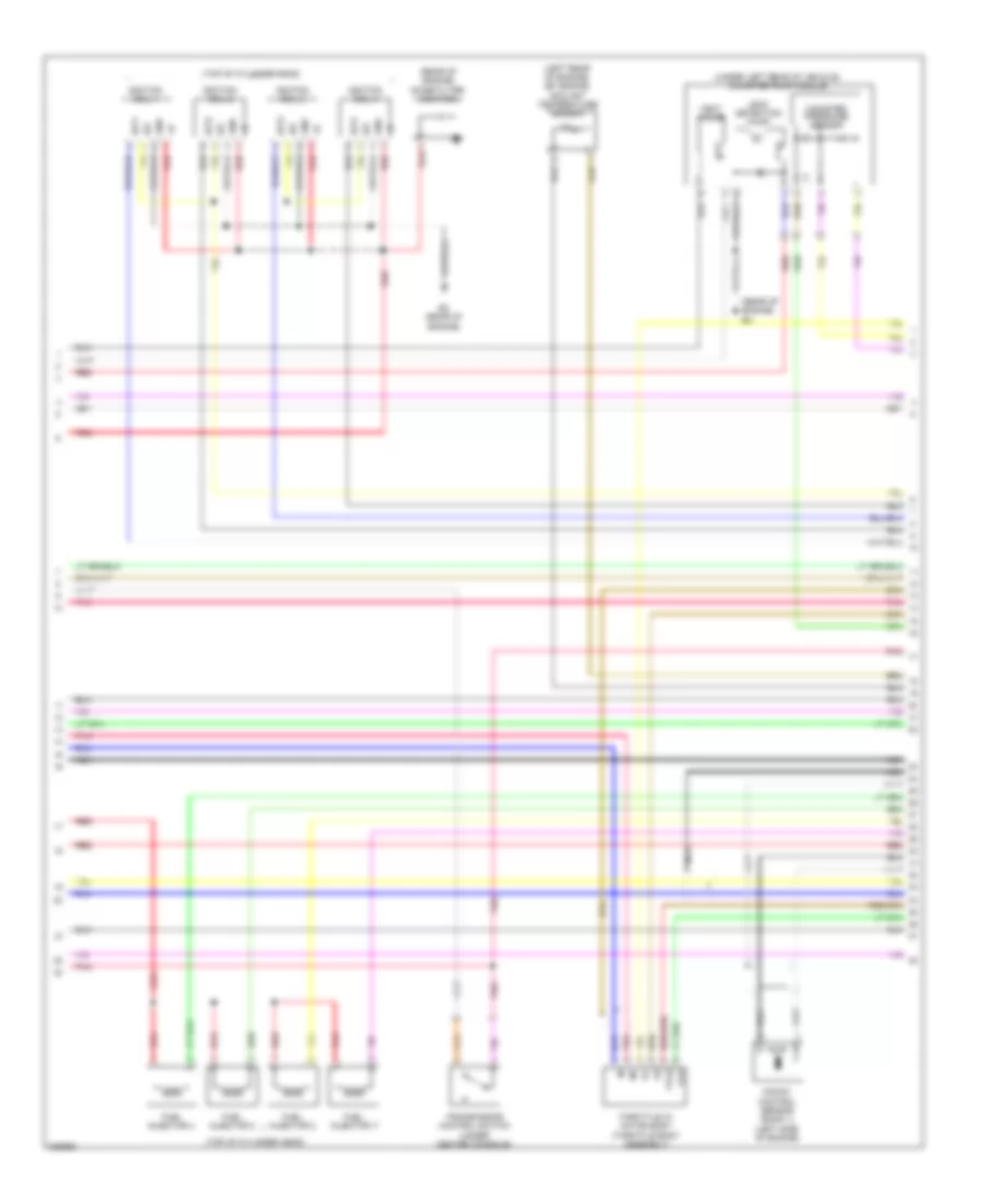 1.8L, Engine Performance Wiring Diagram, NUMMI Made (4 of 5) for Toyota Corolla 2009