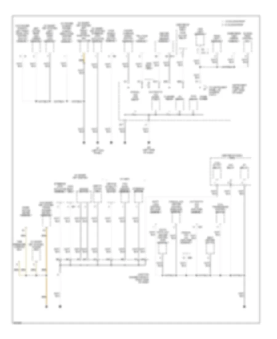 Ground Distribution Wiring Diagram NUMMI Made 2 of 3 for Toyota Corolla 2009