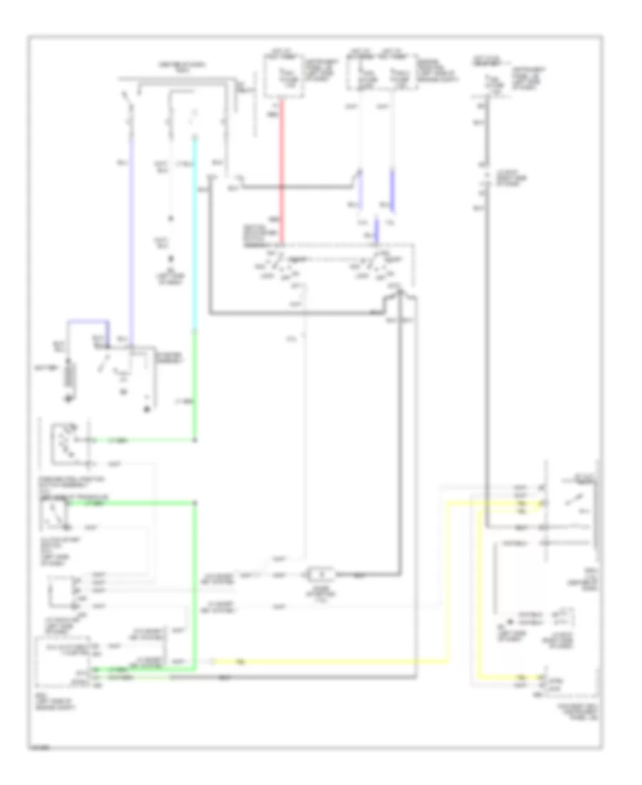 Starting Wiring Diagram NUMMI Made for Toyota Corolla 2009