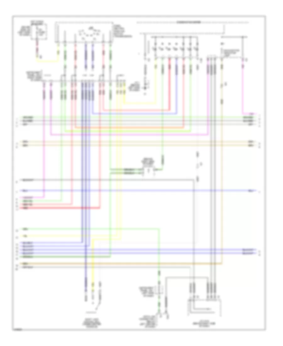 2.7L, Engine Performance Wiring Diagram (2 of 5) for Toyota Tacoma PreRunner 2011
