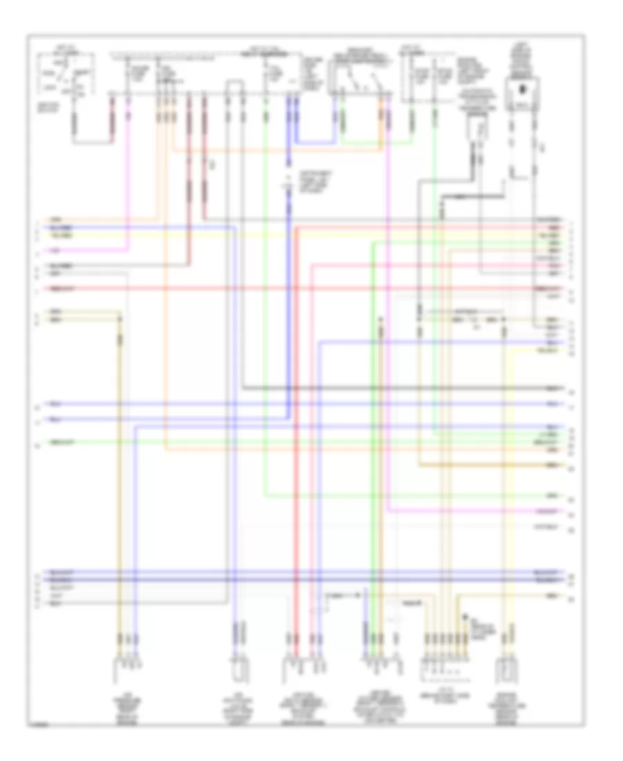 2.7L, Engine Performance Wiring Diagram (4 of 5) for Toyota Tacoma PreRunner 2011