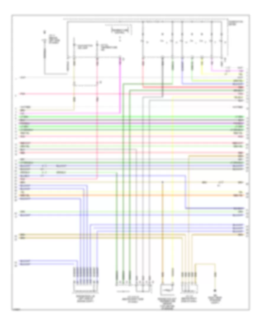 4.0L, Engine Performance Wiring Diagram (5 of 7) for Toyota Tacoma PreRunner 2011