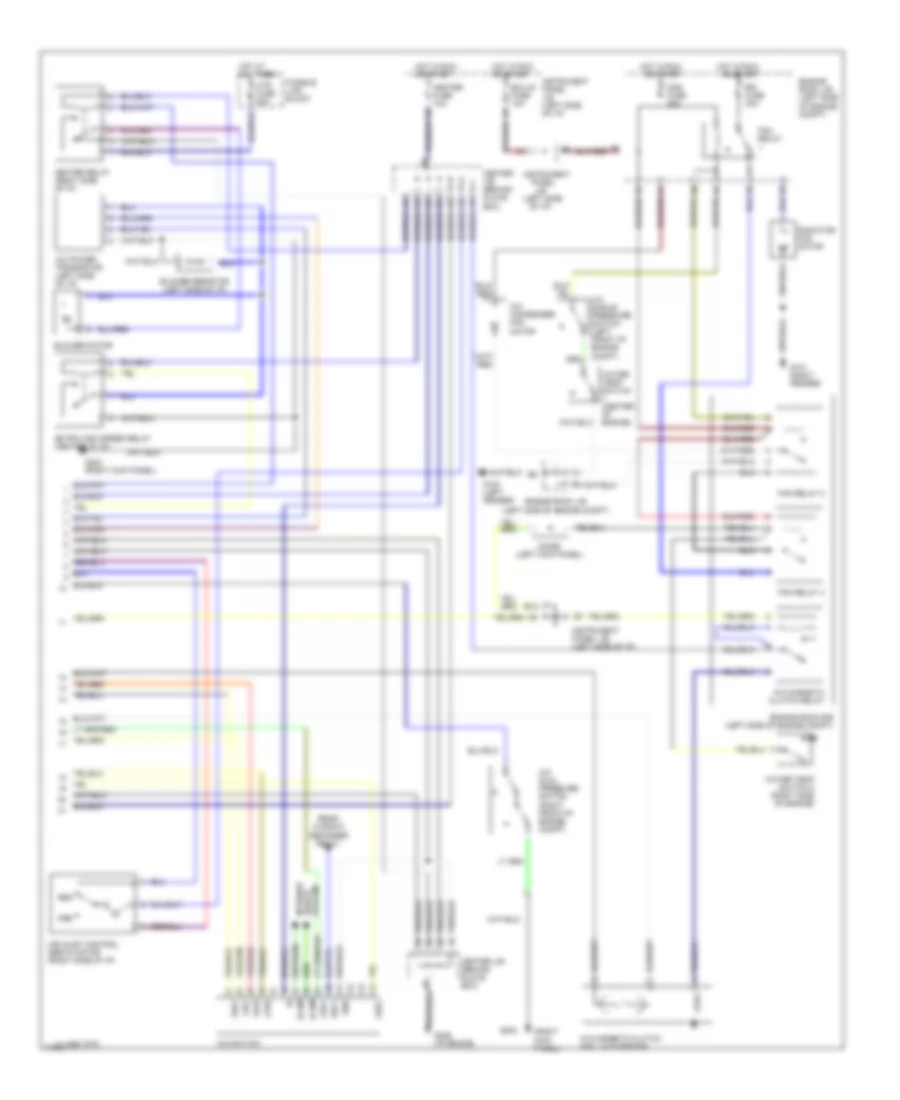 A C Wiring Diagram Auto A C 2 of 2 for Toyota Avalon XL 1996