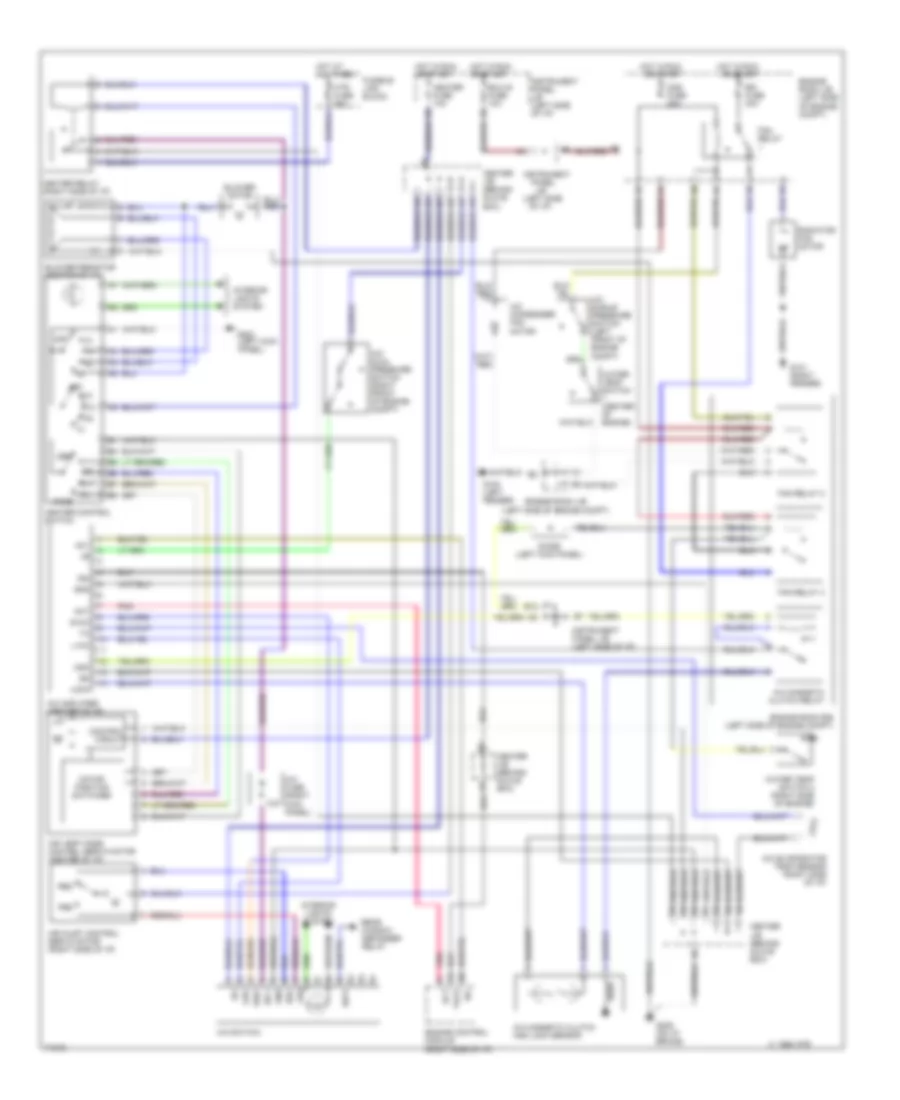 AC Wiring Diagram, Manual AC for Toyota Avalon XL 1996
