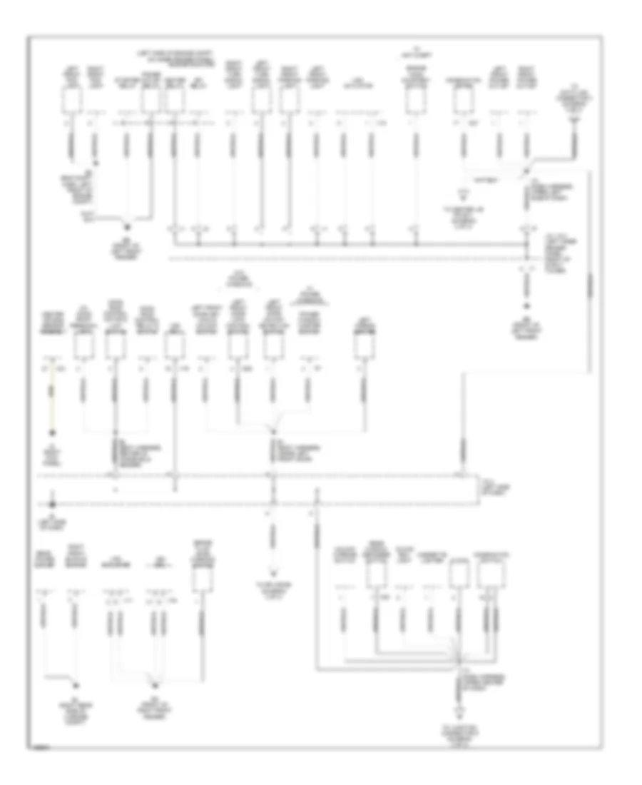 Ground Distribution Wiring Diagram 1 of 3 for Toyota 4Runner Limited 2002