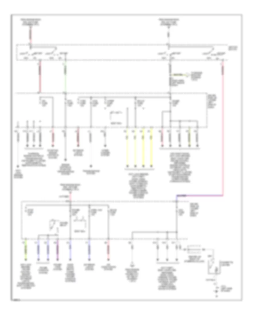 Power Distribution Wiring Diagram (2 of 2) for Toyota 4Runner Limited 2002