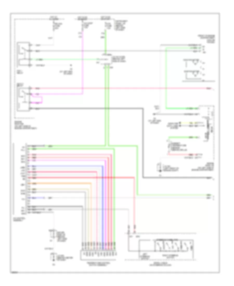 Automatic A C Wiring Diagram 1 of 2 for Toyota Avalon XL 2007