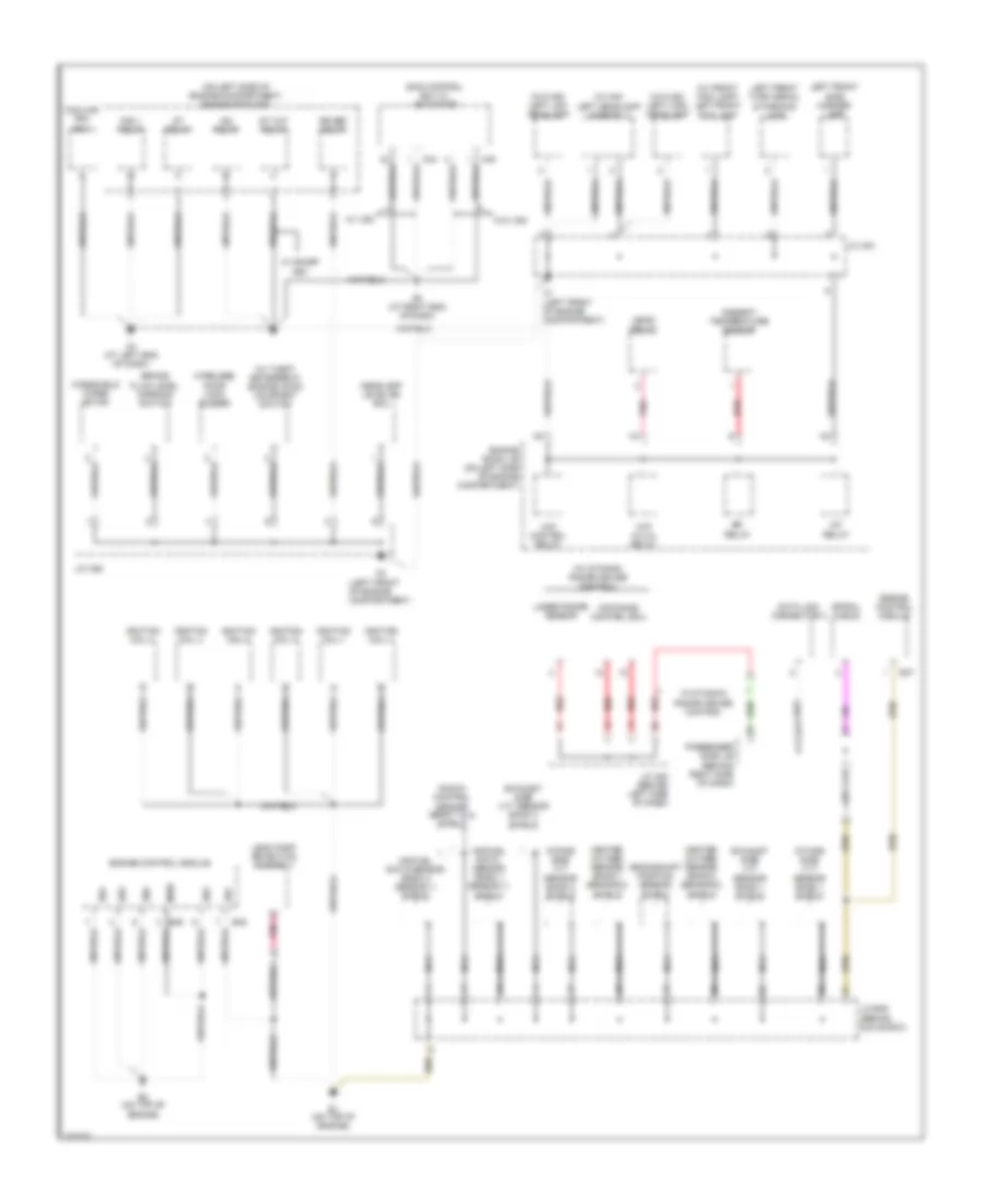 Ground Distribution Wiring Diagram 1 of 4 for Toyota Avalon XL 2007