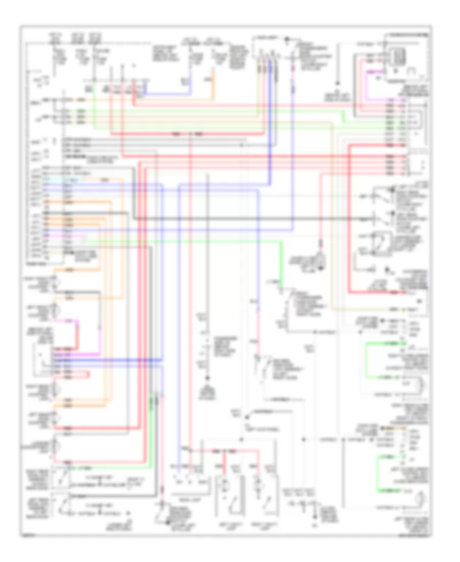 Courtesy Lamps Wiring Diagram for Toyota Avalon XL 2007