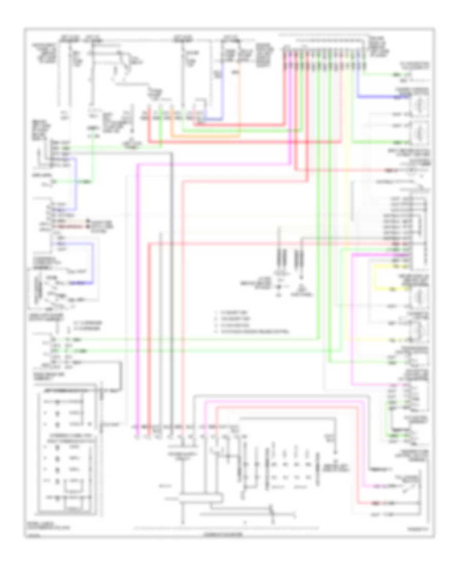 Instrument Illumination Wiring Diagram for Toyota Avalon XL 2007